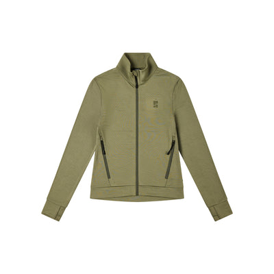 FS Waffle Jacket Women — Olive Green