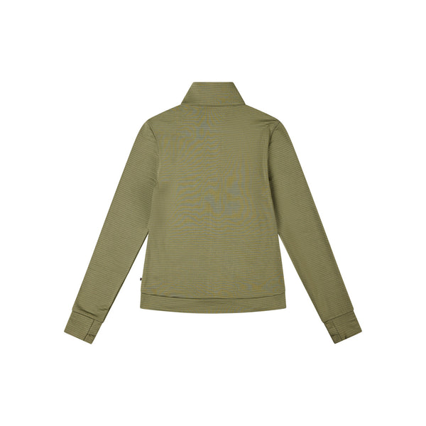 FS Waffle Jacket Women — Olive Green