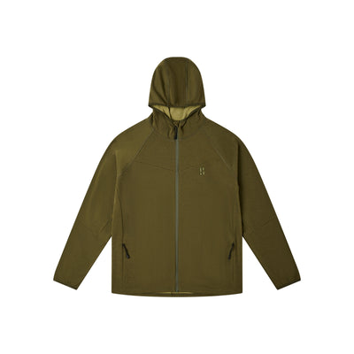 FS Merino Hood Men — Olive Green