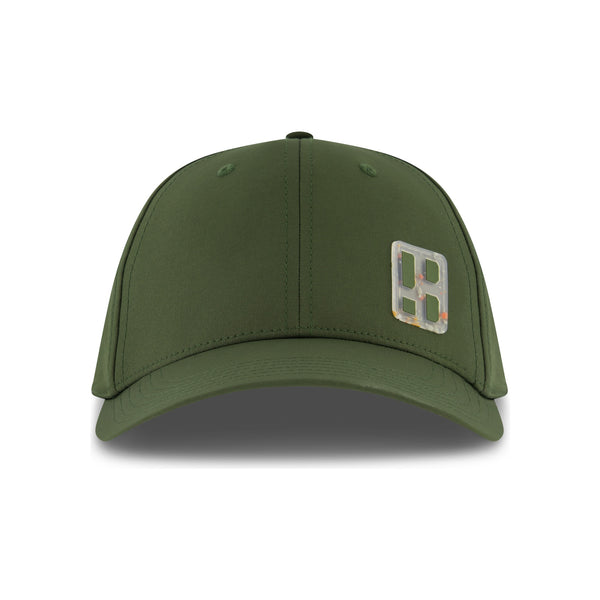 Performance Brand Cap — Olive Green