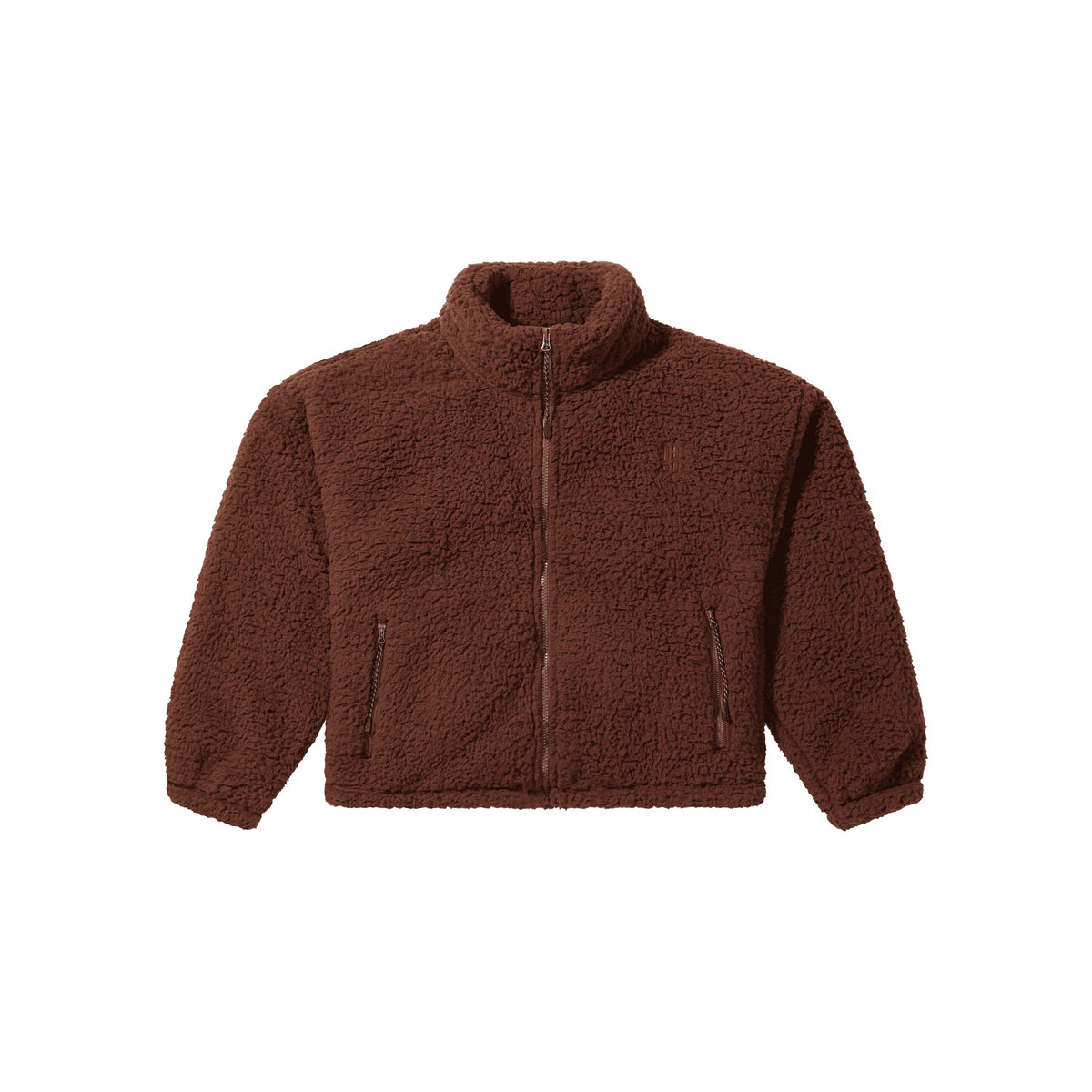 Poederbaas Four Seasons Fluffy Jacket Women — Chocolate