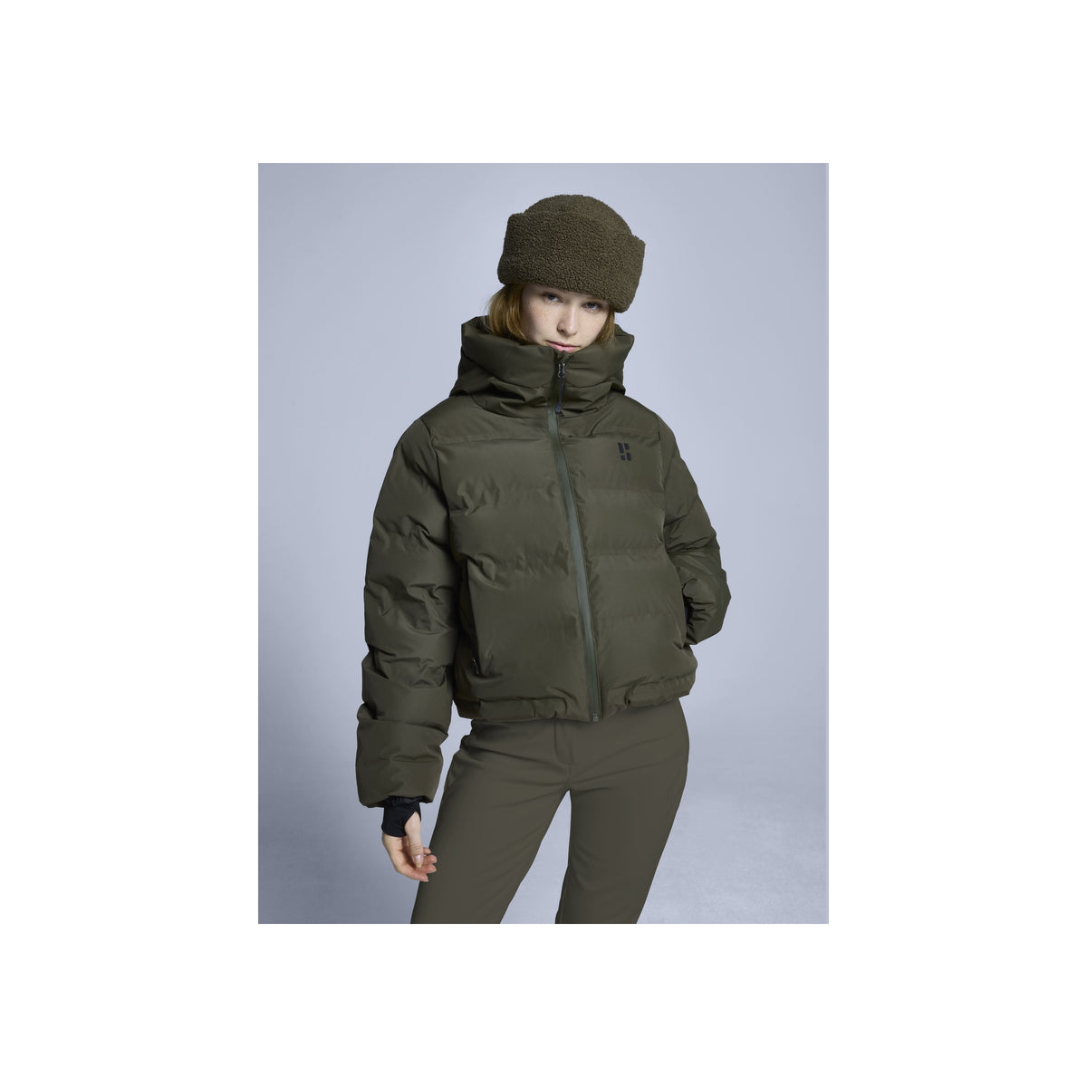 Poederbaas Vorax Jacket Women — Olive Green