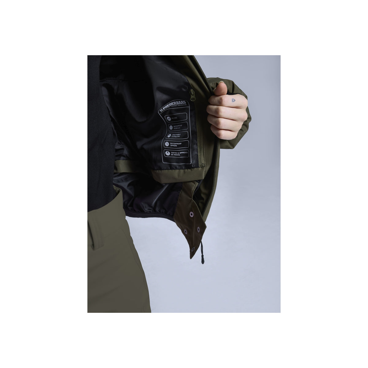 Poederbaas Vorax Jacket Women — Olive Green