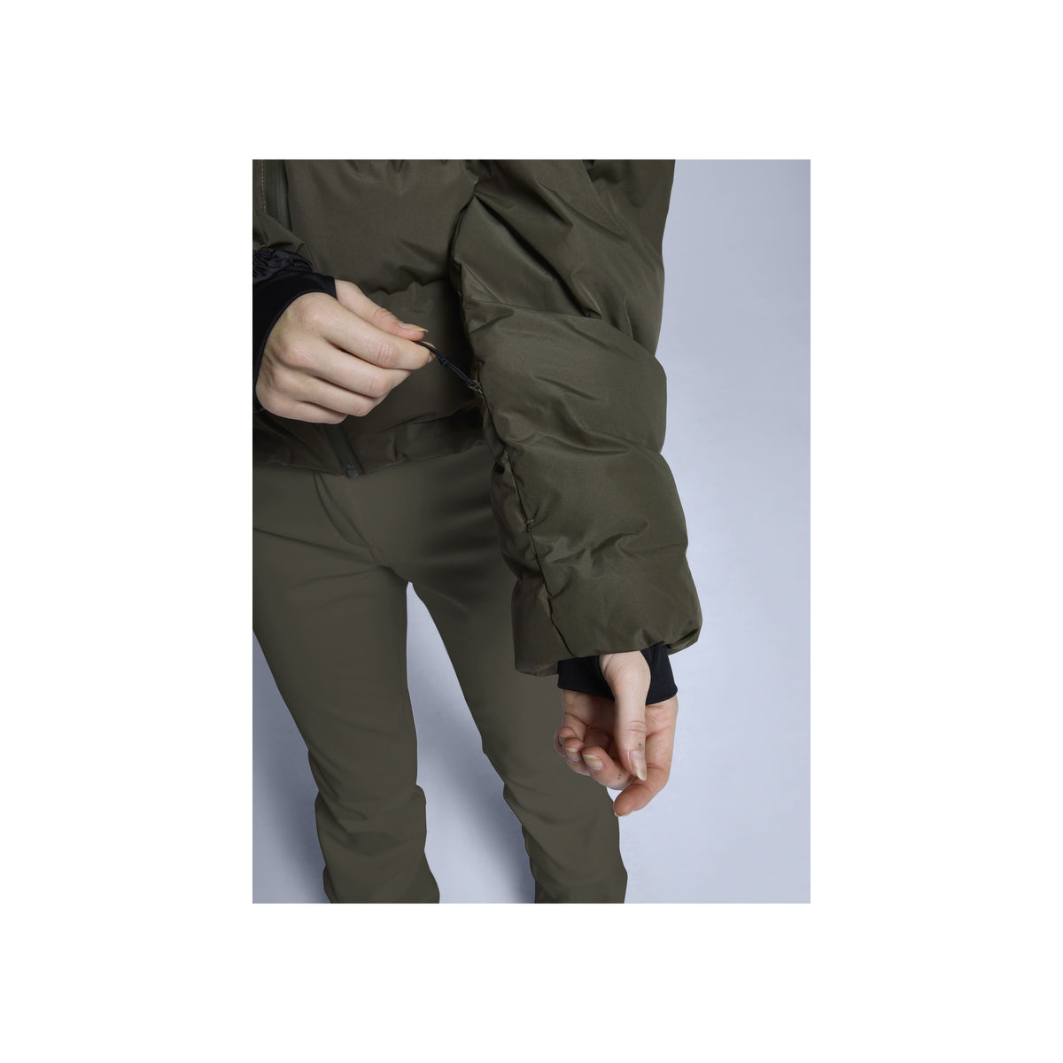 Poederbaas Vorax Jacket Women — Olive Green