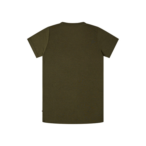 SOLX Merino Tee Women — Olive Green