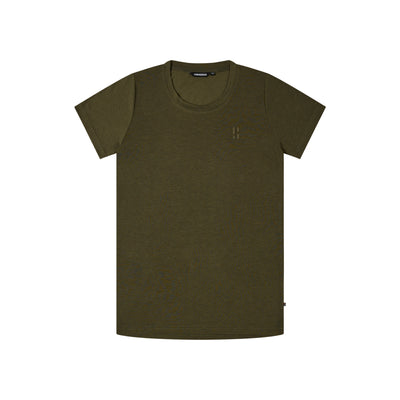 SOLX Merino Tee Women — Olive Green