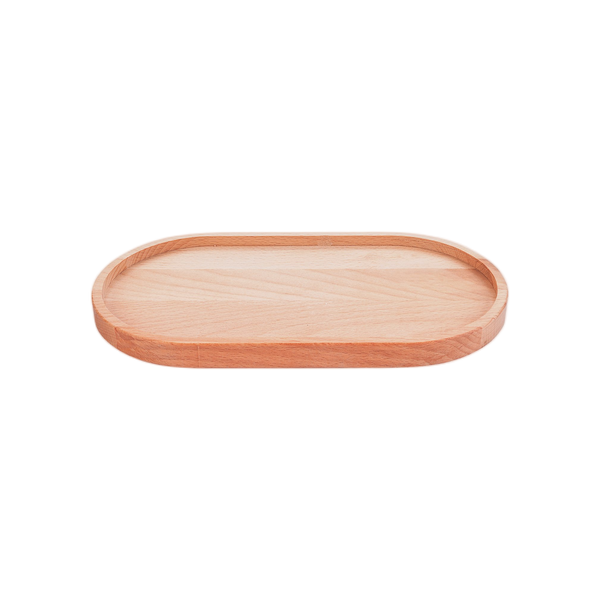 Bowls and Dishes Beuken Houten Ovaal Serveertray M 27x14,5cm