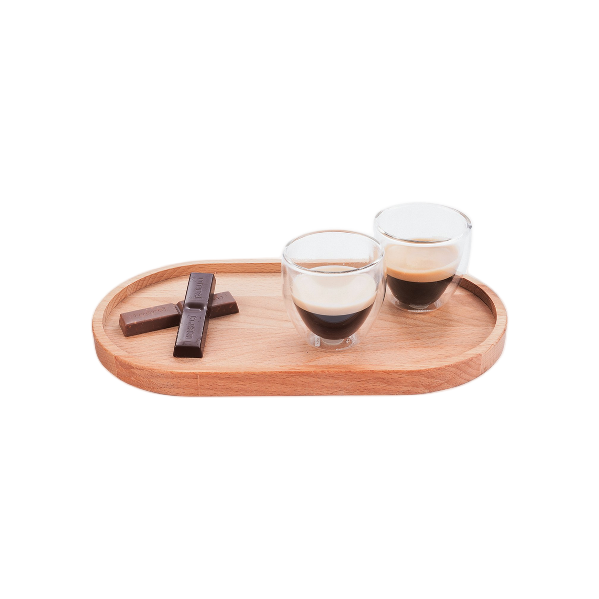 Bowls and Dishes Beuken Houten Ovaal Serveertray M 27x14,5cm