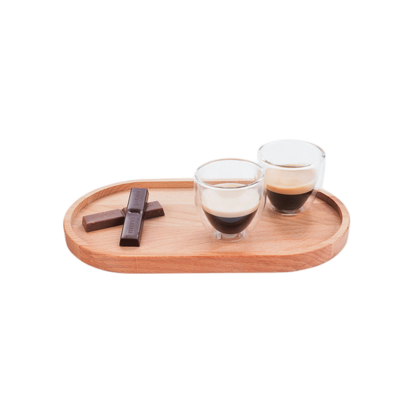 Bowls and Dishes Beuken Houten Ovaal Serveertray M 27x14,5cm