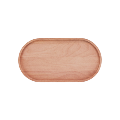 Bowls and Dishes Beuken Houten Ovaal Serveertray 32x17cm