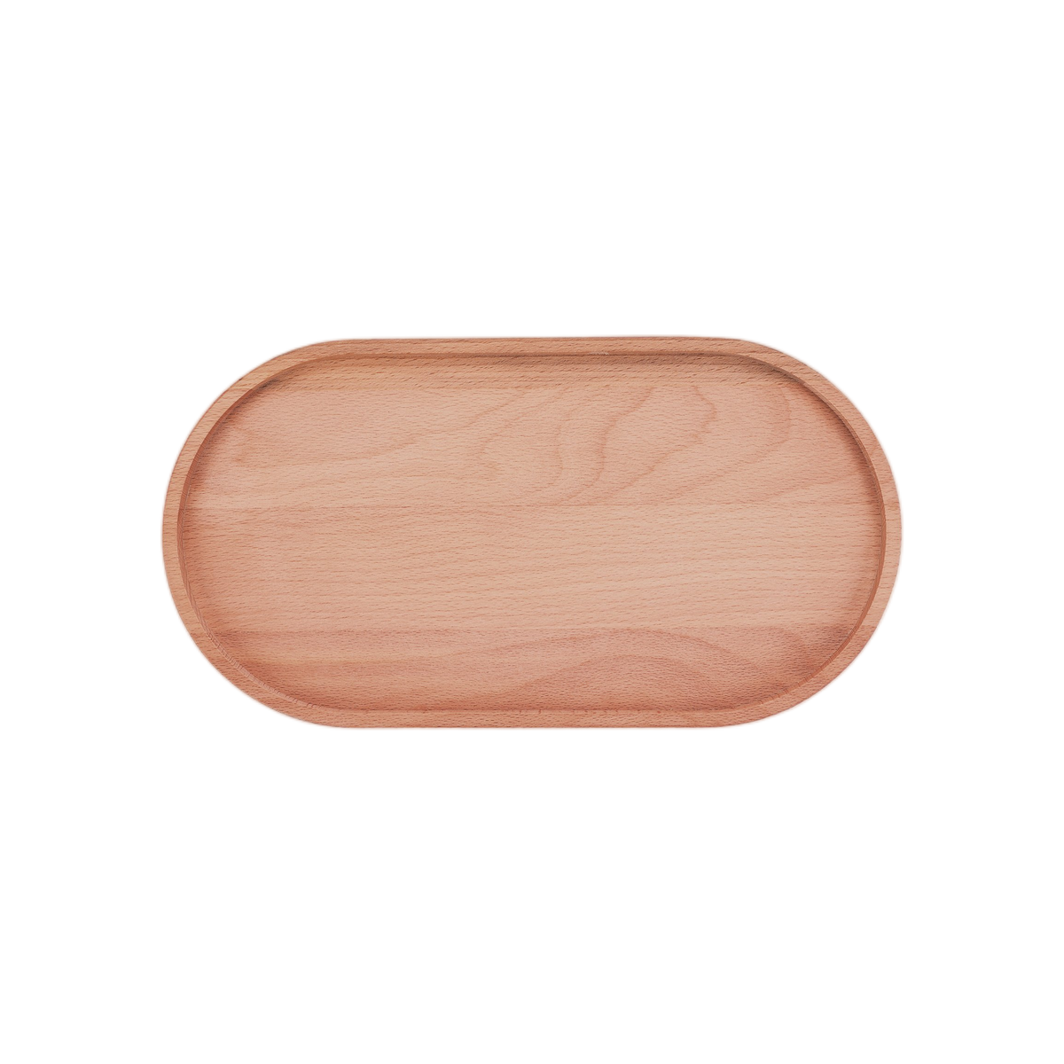 Bowls and Dishes Beuken Houten Ovaal Serveertray 32x17cm