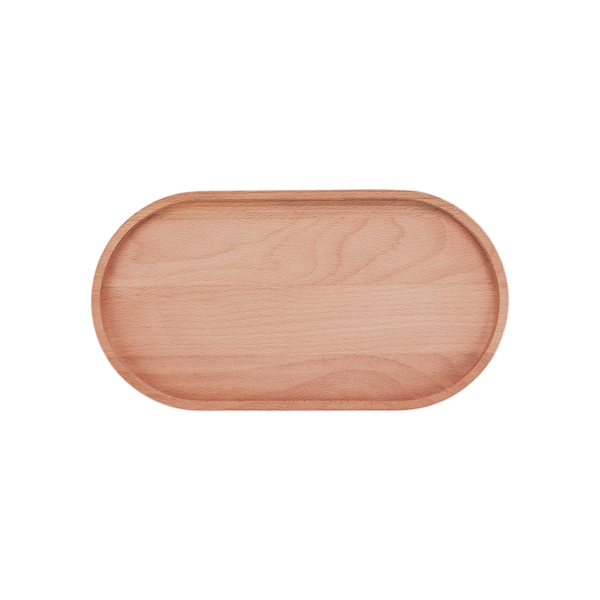 Bowls and Dishes Beuken Houten Ovaal Serveertray 32x17cm