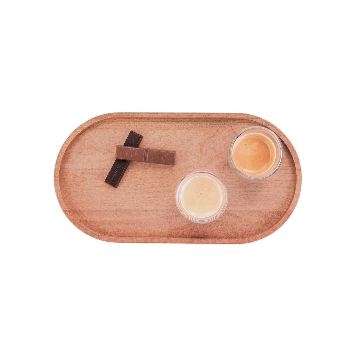 Bowls and Dishes Beuken Houten Ovaal Serveertray 32x17cm