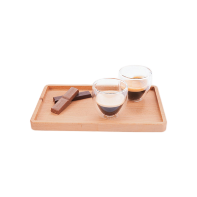 Bowls and Dishes Beuken Houten Serveertray Rechthoekig M 24 x 14,5 cm