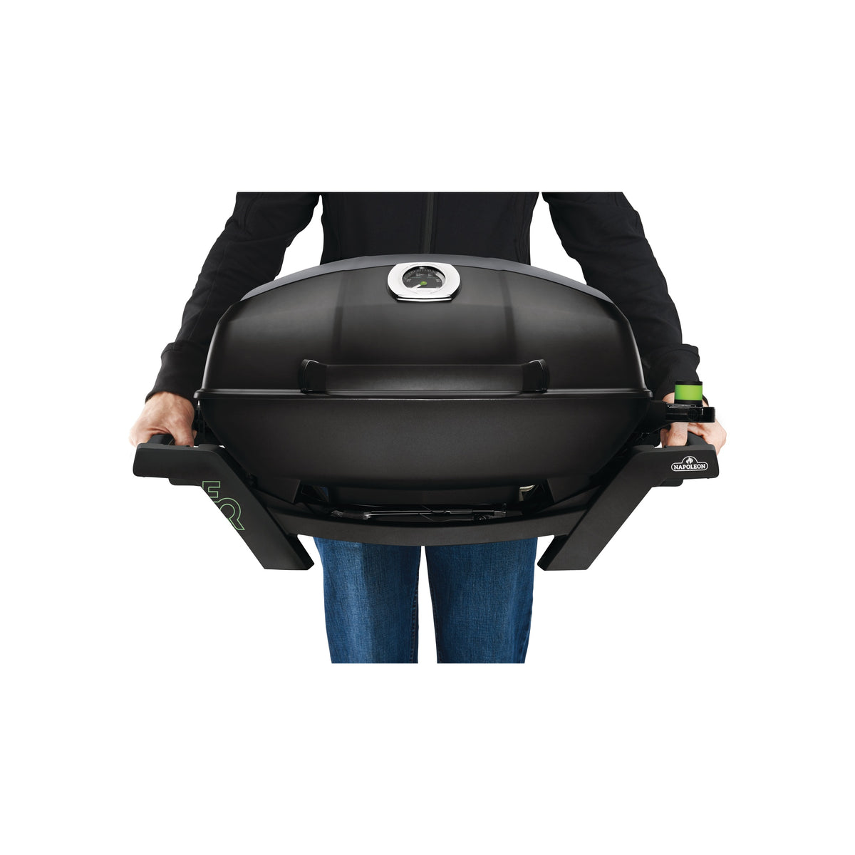 Napoleon Travel Q Pro Draagbare LPG Gasbarbecue Zwart met 3 Accessoires