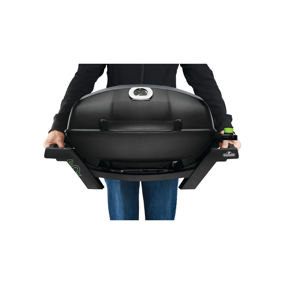 Napoleon Travel Q Pro Tragbarer Elektrogrill mit 3 Zubehörteilen