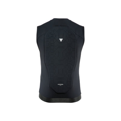 Dainese rugbeschermer vest zwart zonder mouwen met ademende stof en beschermingslogo