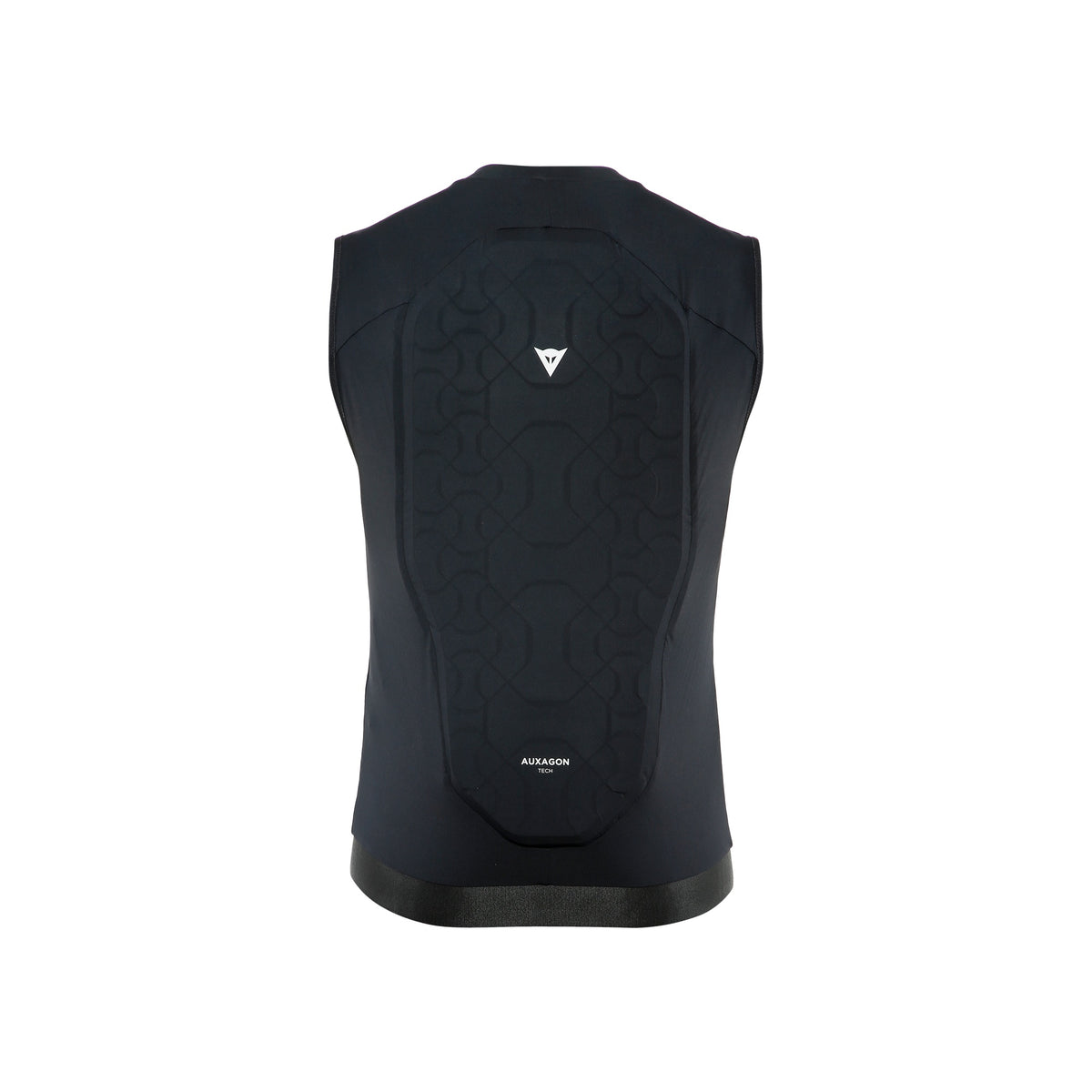 Dainese rugbeschermer vest zwart zonder mouwen met ademende stof en beschermingslogo