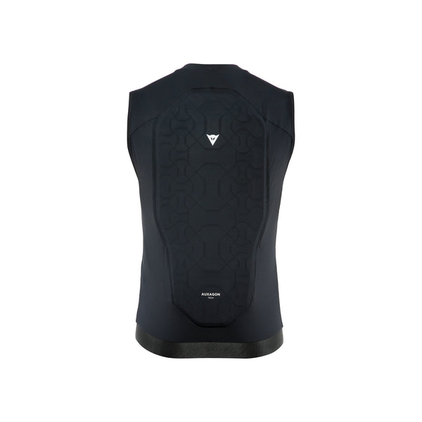 Dainese rugbeschermer vest zwart zonder mouwen met ademende stof en beschermingslogo