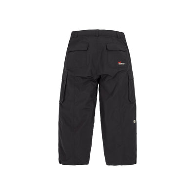 Zwarte cargo broek met grote zakken en Dickies logo, werkkleding voor heren
