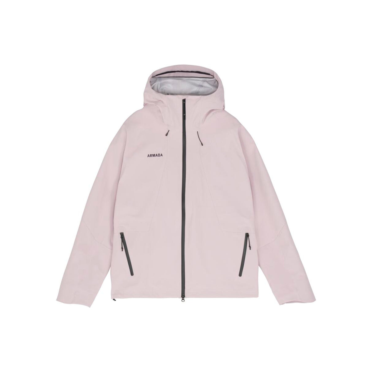 Lichtroze softshell jas met capuchon en ritssluiting voor dames - Napapijri outdoor jack