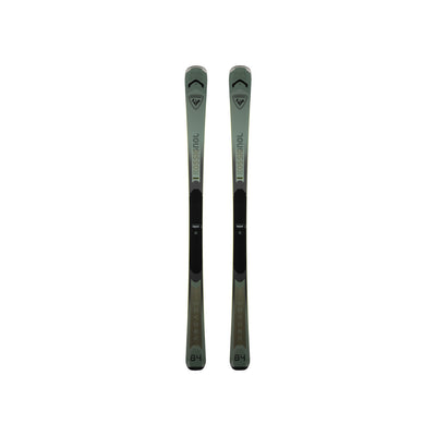 Rossignol Experience 76 all-mountain ski's met binding, groen-zwart design, voor dames en heren