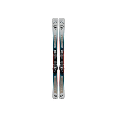 Rossignol Famous 2 dames all-mountain ski's met Look Xpress 10 bindingen, 80mm taillebreedte
