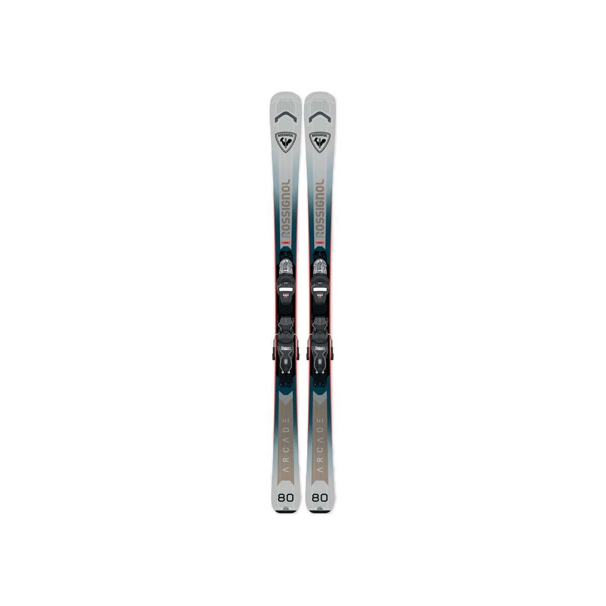 Rossignol Famous 2 dames all-mountain ski's met Look Xpress 10 bindingen, 80mm taillebreedte
