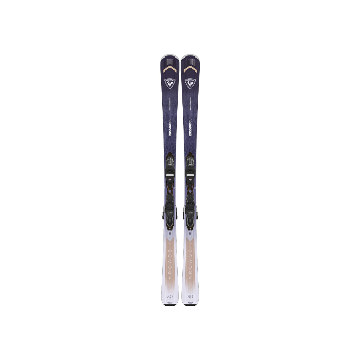 Rossignol Famous 6 dames ski's met bindingen - all-mountain ski's voor gevorderde skiërs
