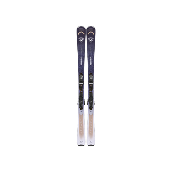 Rossignol Famous 6 dames ski's met bindingen - all-mountain ski's voor gevorderde skiërs