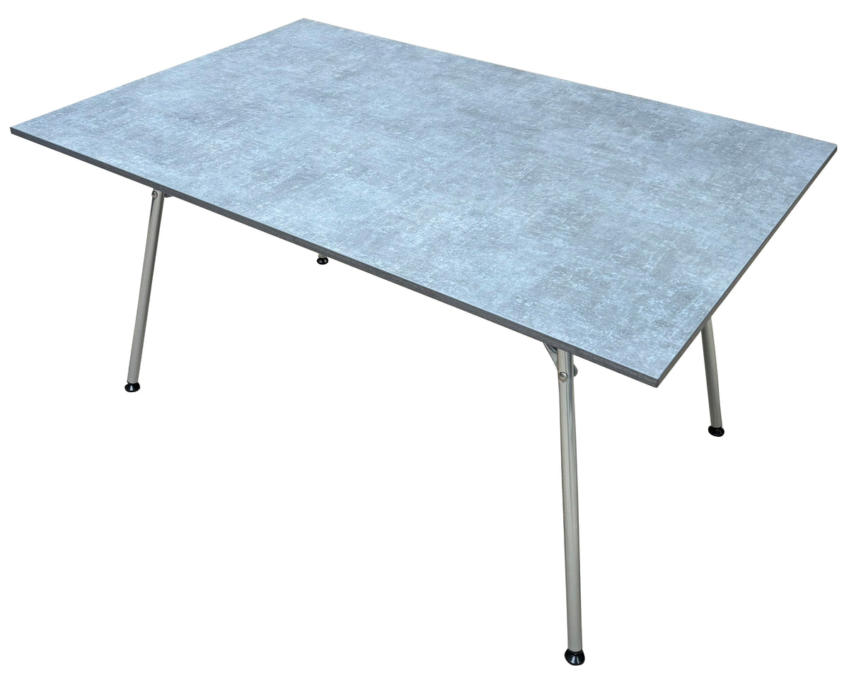 Isabella Eet tafel grijs 90 x 138 cm