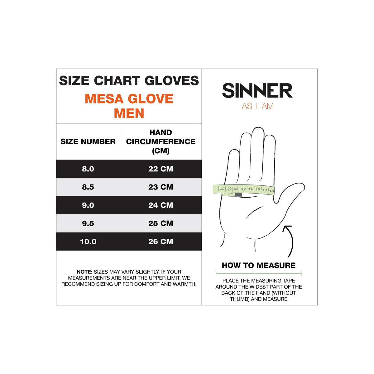 Sinner Mesa Glove