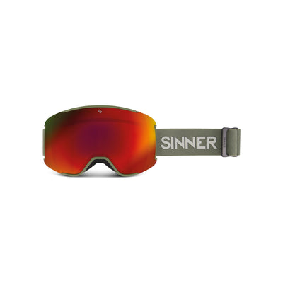 Sinner Snowflake — Matte Mosse Green/Red