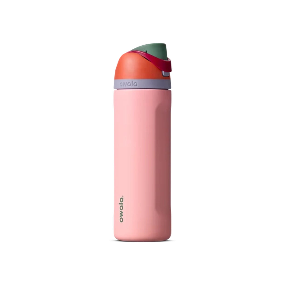 Owala FreeSip roze drinkfles met lekvrij deksel - 650ml geïsoleerde waterfles voor sport en dagelijks gebruik