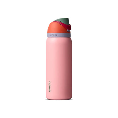 Owala FreeSip roze thermosfles 680ml met flip-top deksel - isolerende drinkfles voor sport en onderweg