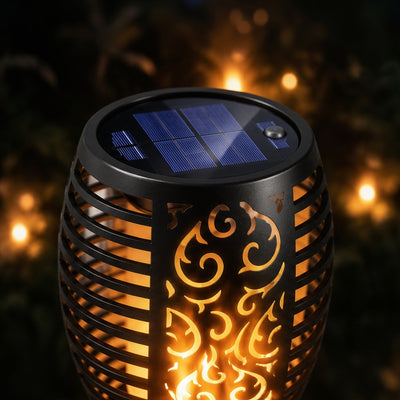 ALPINOX Solar Flame Tuinfakkel Set van 4 LED Tuinverlichting IP65
