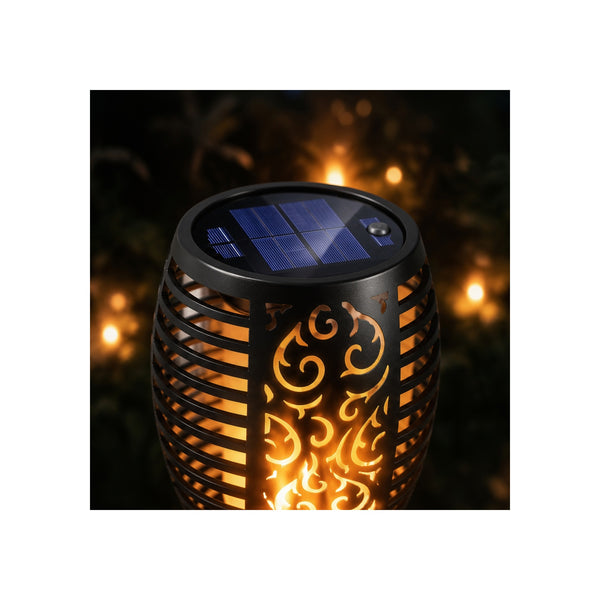 ALPINOX - Solar Flame 80 LEDS Tuinfakkel - Set van 4 - LED Tuinverlichting IP65