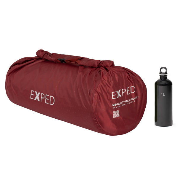 Exped MegaMat Max Duo QUEEN Burgundy Zelfopblazende Slaapmat